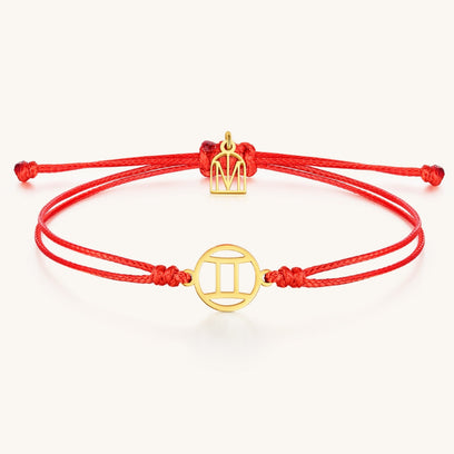 Gemini Zodiac Thread Bracelet