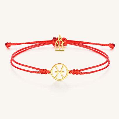 Pisces Zodiac Thread Bracelet